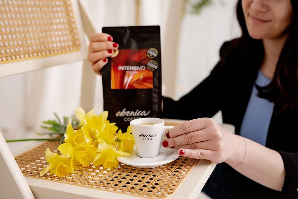 káva EBENICA Intensivo a espresso