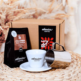 Latte Art set EBENICA COFFEE